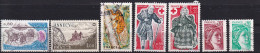 France  1932  + 1935 + 1946 + 1959 + 1960 + 1965 + 1967 ° - Used Stamps