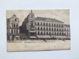 Carte Postale Ancienne (1909) Blankenberghe Grand Hôtel Pauwels DHondt - Blankenberge