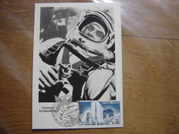 KOMAROV Carte Maximum Cosmonaute ESPACE Salon De L'aéronautique Bourget - Colecciones