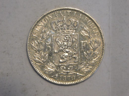 BELGIQUE 5 Francs 1870 - Silver, Argent - 5 Francs