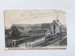 Carte Postale Ancienne (1905) Bois-Seigneur-Isaac Vue Générale Du Monastère - Braine-l'Alleud