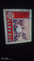 LİBERİA-1970-80         25   CENT            USED - Liberia