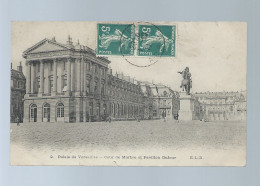 CPA - 78 - Palais De Versailles - Cour De Marbre Et Pavillon Dufour - Circulée En 1911 - Versailles (Castillo)