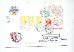 Lettre Cachet Genets Sur Beaujard En Ligne Poste Restante Saint Jean - Manual Postmarks