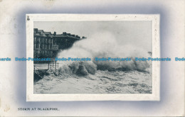R053799 Storm At Blackpool. Advance. No 212. 1910 - Monde