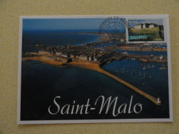 CARTE MAXIMUM CARD SAINT MALO OPJ ST MALO ILE ET VILAINE FRANCE - Other & Unclassified