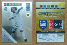 AC - 65 MARCELO  REAL MADRID  FANS FAVORITE  PANINI FIFA 365 2019 ADRENALYN TRADING CARD - Trading Cards