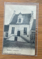 WICHELEN - Gemeentehuis  - Uitgeverij Hon. De Pportere Wetteren - Gelopen 1912 - Wichelen