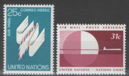 Nations Unies New York 1977 YT PA 22-23 ** - Unused Stamps