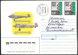 Estonia Cover Mailed 1993 W/ Christmas Stamp - Estonie