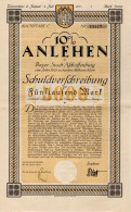 Deutschland - 10% Anlehen Bayer Stadt Aschaffenburg - Schuldverschreibung 1923 - Otros & Sin Clasificación