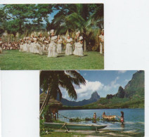Lot De 2 Cartes Postales Modernes 14 Cm X 9 Cm - Non Circulé - TAHITI - - Tahiti