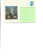 Romania - Postal St.cover Used 1975(245) - Painting By Ion Andreescu - Rocks And Birches - Entiers Postaux
