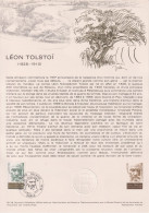 1978 FRANCE Document De La Poste Léon Tolstoï N° 1989 - Documenti Della Posta