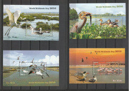 Sri Lanka 2016 Birds Wetlands 4x   MS*** - Sri Lanka (Ceylan) (1948-...)