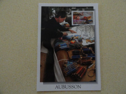 CARTE MAXIMUM CARD LE TAPISSIER D'AUBUSSON OPJ AUBUSSON CREUSE FRANCE - Other & Unclassified