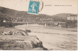 BESSEGES (30) Pont De La Gare Et La Cèze - Bessèges
