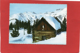 ETATS-UNIS---A Rustic Cabin High In The Solitude Of The Mighty Rockies---voir 2 Scans - Denver