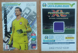AC - WOJCIECH SZCZESNY  POLAND  UEFA EURO 2020  LIMITED EDITION   PANINI FIFA 365 2019 ADRENALYN TRADING CARD - Trading-Karten