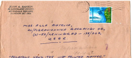 L78972 - Grossbritannien - 1988 - 18p Weihnachten EF A Bf LONDON -> LENINGRAD (UdSSR) - Briefe U. Dokumente