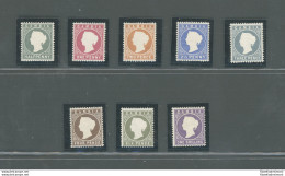 1886-93 Gambia - Stanley Gibbons N. 21-35 - Regina Vittoria - Watermark Crown CA - 8 Valori - MH* - Andere & Zonder Classificatie