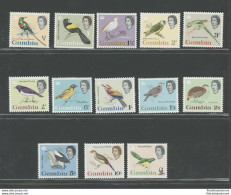 1963 Gambia - Stanley Gibbons N. 193-205 - Regina Elisabetta II - Uccelli - Serie Di 13 Valori - MNH** - Otros & Sin Clasificación