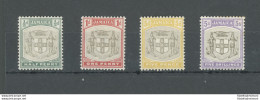 1905-11 JAMAICA - Stanley Gibbons N. 37- 39 - 43 - 45 - Watermark Mult Crown CA - MH* - Andere & Zonder Classificatie