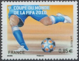 2010 - 4481 - Coupe Du Monde De Football En Afrique Du Sud - Jambes De Joueur Et Ballon - Unused Stamps