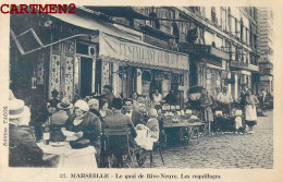 MARSEILLE LE QUAI DE RIVE-NEUVE LES COQUILLAGES BAR CAFE RESTAURANT LOMBARD 13 - Non Classés