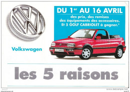 Volkswagen Golf, Passat, Vento, Polo. 1994 - Publicités