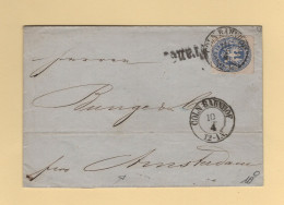 Prusse - Coeln - 1867 - Destination Amsterdam - Cartas & Documentos