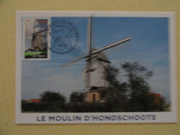 CARTE MAXIMUM CARD LE MOULIN DU NORD OPJ HONDSCHOOTE NORD FRANCE - Mulini