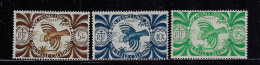 NEW CALEDONIA  1942 FRANCE LIBRE  SCOTT #252-254  MH - Unused Stamps