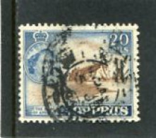 CYPRUS - 1955  20m  DEFINITIVE  FINE USED - Chypre (...-1960)