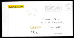 P253 - LETTRE DE ALBERTVILLE DU 02/06/98 - FD DE FENETRANGE DU 03/06/8 - LA POSTE - FLAMME - EMA (Print Machine)