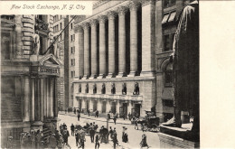 CPA : New Stock Exchange ,  New York City - Autres Monuments, édifices