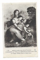 Musée Du Louvre (Ecole Florentine) - La Vierge, L'enfant-Jésus Et Sainte-Anne - Léonard De Vinci - Edit. Moutet - - Paintings