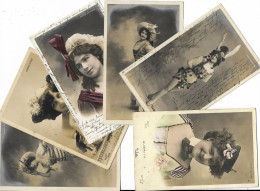 6 Cpa Photos Artiste Ed. Walery Etoile, Début Siècle 1902-1903 Guérita, Augus-thyne, French, Faurens, Cairns, Douglas - Artistes