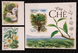 Viet Nam Vietnam MNH Imperf Stamps & Souvenir Sheet Issued On May 21, 2024 : TEA PLANT / Flora / Flower / Fruit (Ms1190) - Vietnam