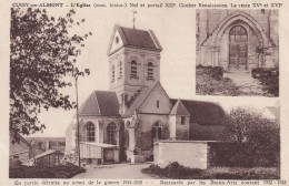 Cuisy En Almont Eglise  En Partie Detruite Beaux Arts 1932 / 33  Collecte Abbé Vitel - Other & Unclassified