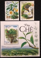 Viet Nam Vietnam MNH Specimen Stamps & Sou. Sheet Issued On May 21, 2024 :TEA PLANT / Flora / Flower / Fruit (Ms1190) - Viêt-Nam