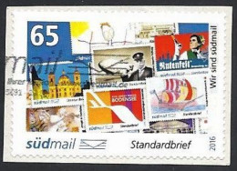 Privatpost, Südmail, Wir Sind Südmail, Wertstufe: 0.65 EUR, Gebraucht - Private & Local Mails