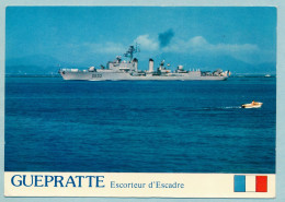 GUEPRATTE Escorteur D'Escadre 2750 Tonnes à TOULON Revue Navale 11/07/1976 Avec Le Pdt Valéry Giscard D'Estaing - Krieg