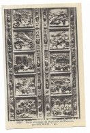 Porte Principale Du Baptistère De Florence, Par Ghiberti - Edit. Moutet - - Eglises Et Cathédrales