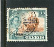 CYPRUS - 1960  35m  DEFINITIVE  FINE USED - Oblitérés