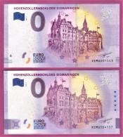 0-Euro XEMG 2020-1 HOHENZOLLERNSCHLOSS SIGMARINGEN Set NORMAL+ANNIVERSARY - Private Proofs / Unofficial