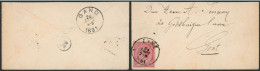 émission 1884 - N°46 Sur Lettre Obl Simple Cercle "Eyne" (1891) > Gent - 1884-1891 Leopoldo II
