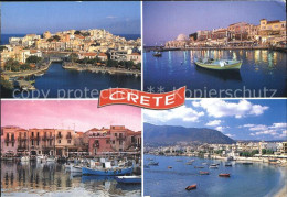 72546607 Kreta Crete Teilansicht Hafen Bucht Insel Kreta - Grèce