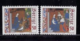 SWEDEN  1996  CHRISTMAS  SCOTT #2201-2202  MNH - Unused Stamps