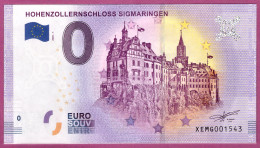 0-Euro XEMG 2020-1 HOHENZOLLERNSCHLOSS SIGMARINGEN - Private Proofs / Unofficial